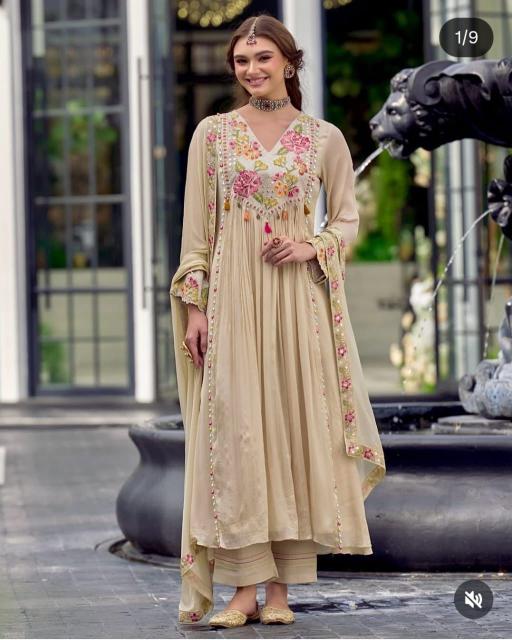 Jaipuri a line 3pcs wholesale suits and kurtis ahmedabad